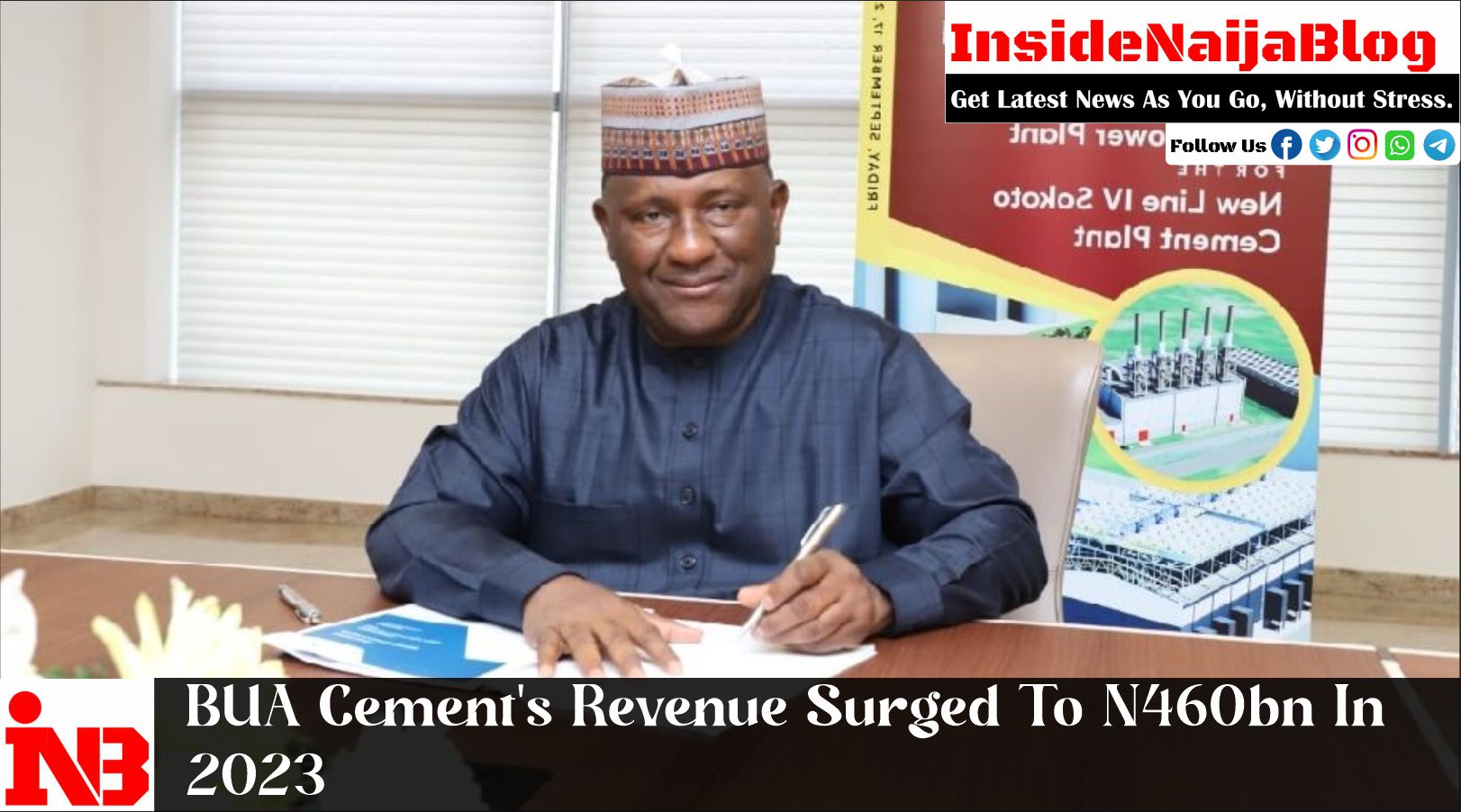 BUA Cement’s Revenue Surged To N460bn In 2023