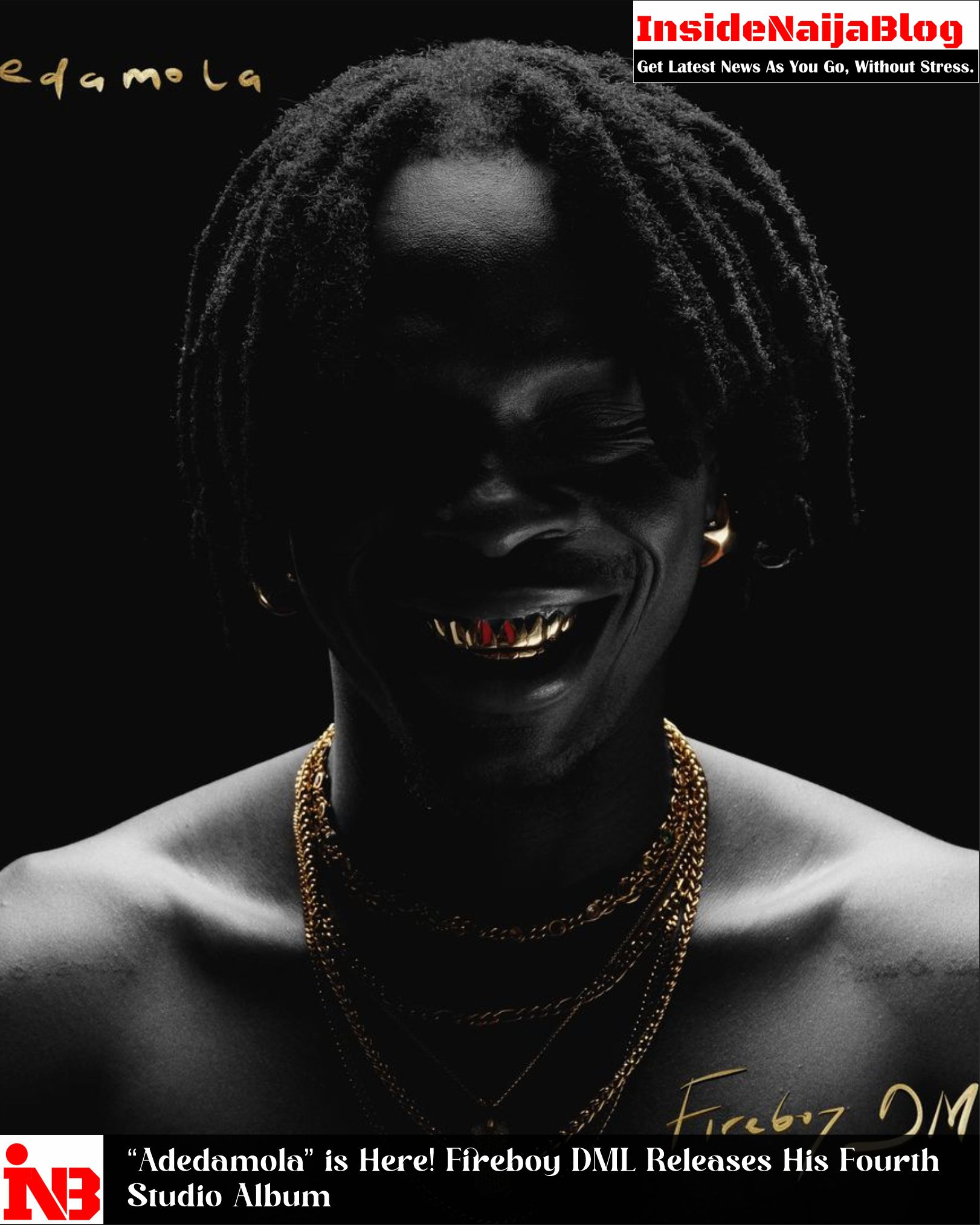 “Adedamola” is Here! Fireboy DML Releases His Fourth Studio Album