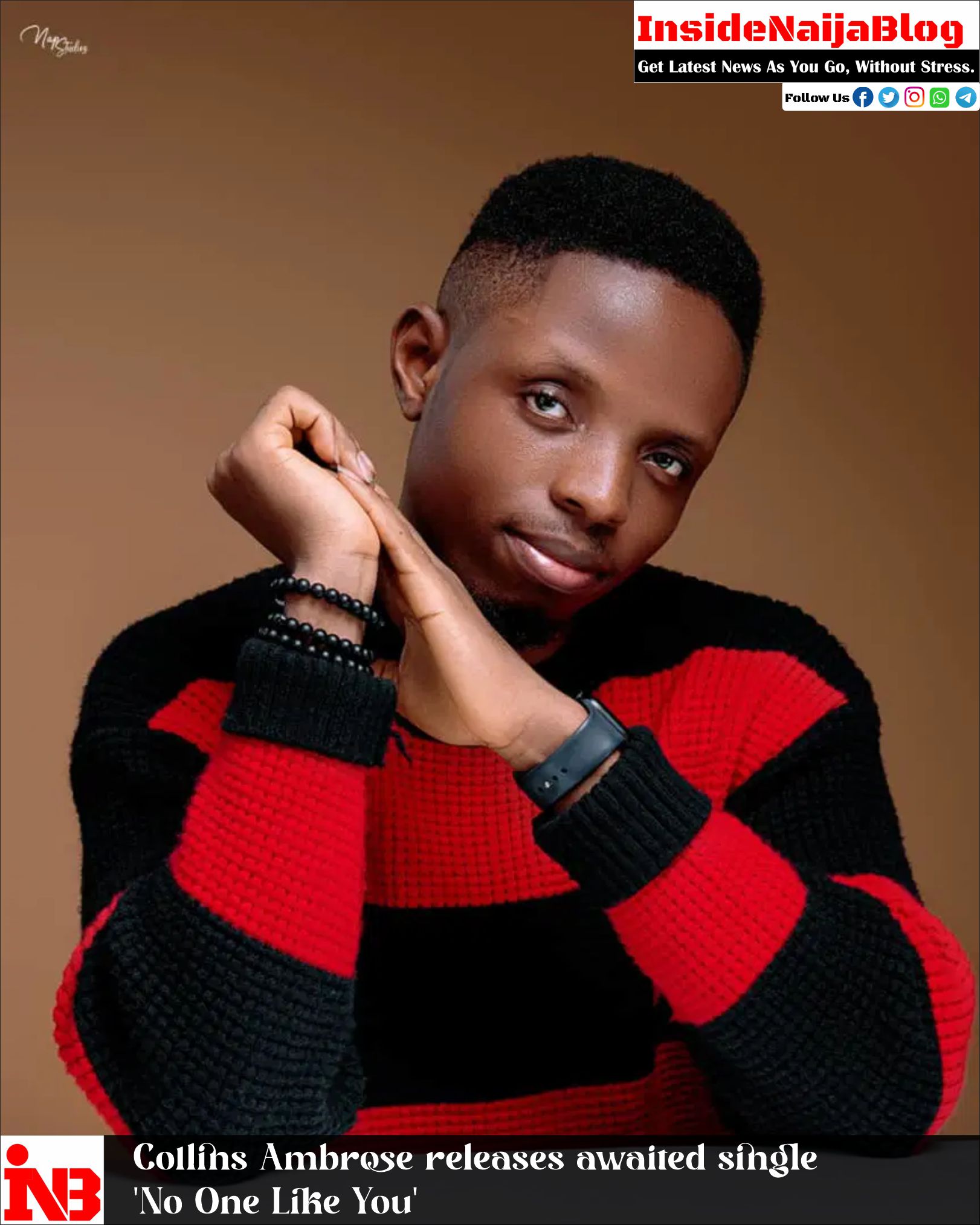 Collins Ambrose releases awaited single ‘No One Like You’