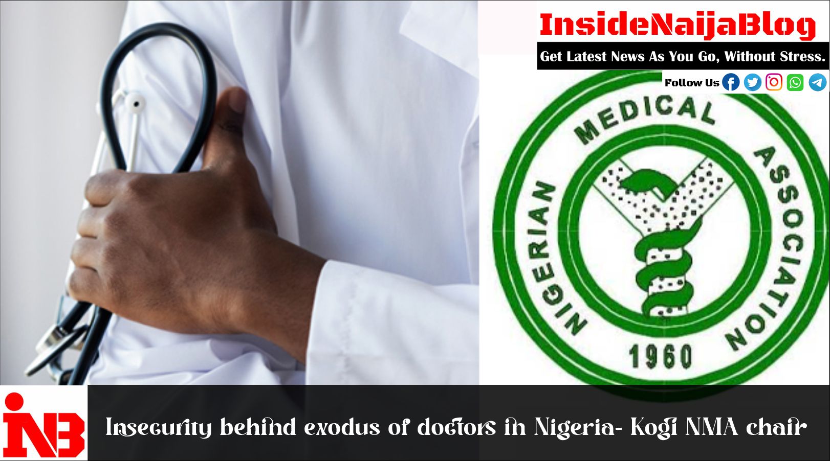 Insecurity behind exodus of doctors in Nigeria- Kogi NMA chair