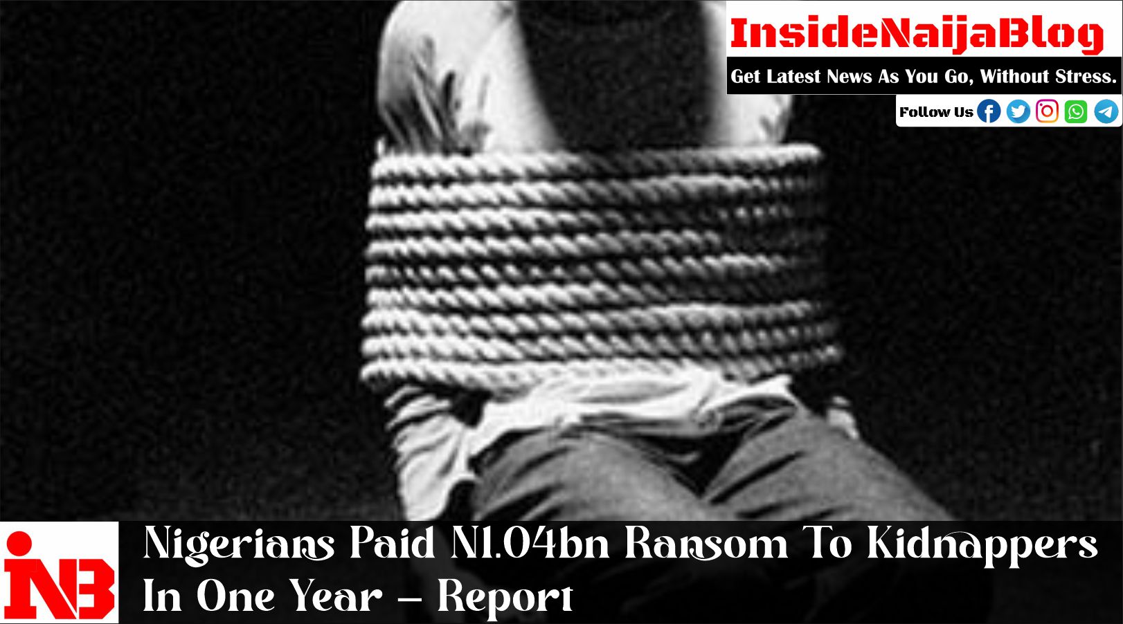 Nigerians Paid N1.04bn Ransom To Kidnappers In One Year – Report
