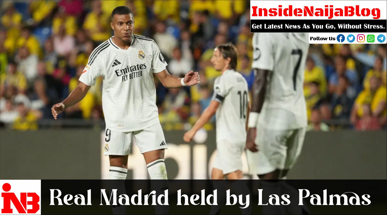 Real Madrid held by Las Palmas
