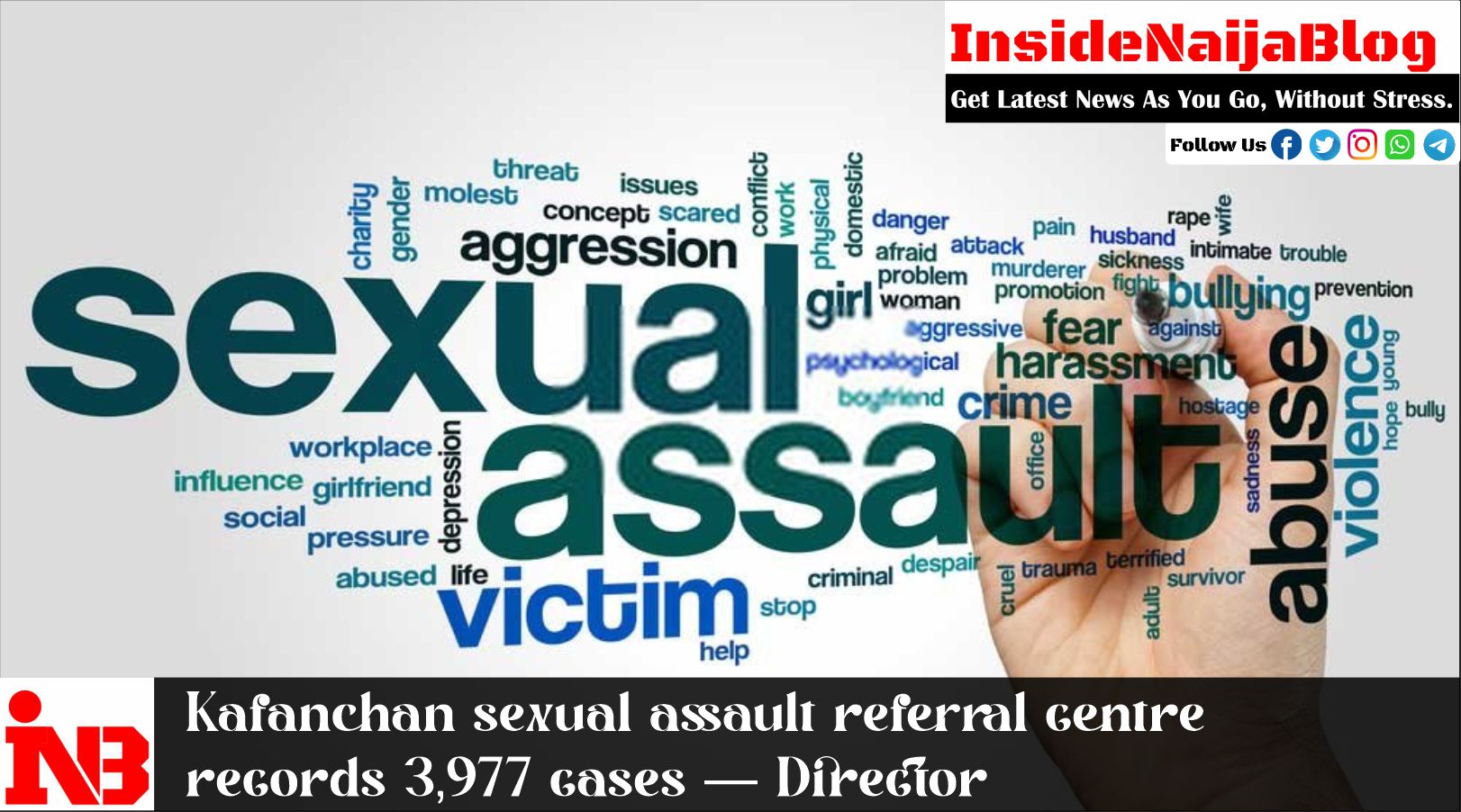Kafanchan sexual assault referral centre records 3,977 cases — Director
