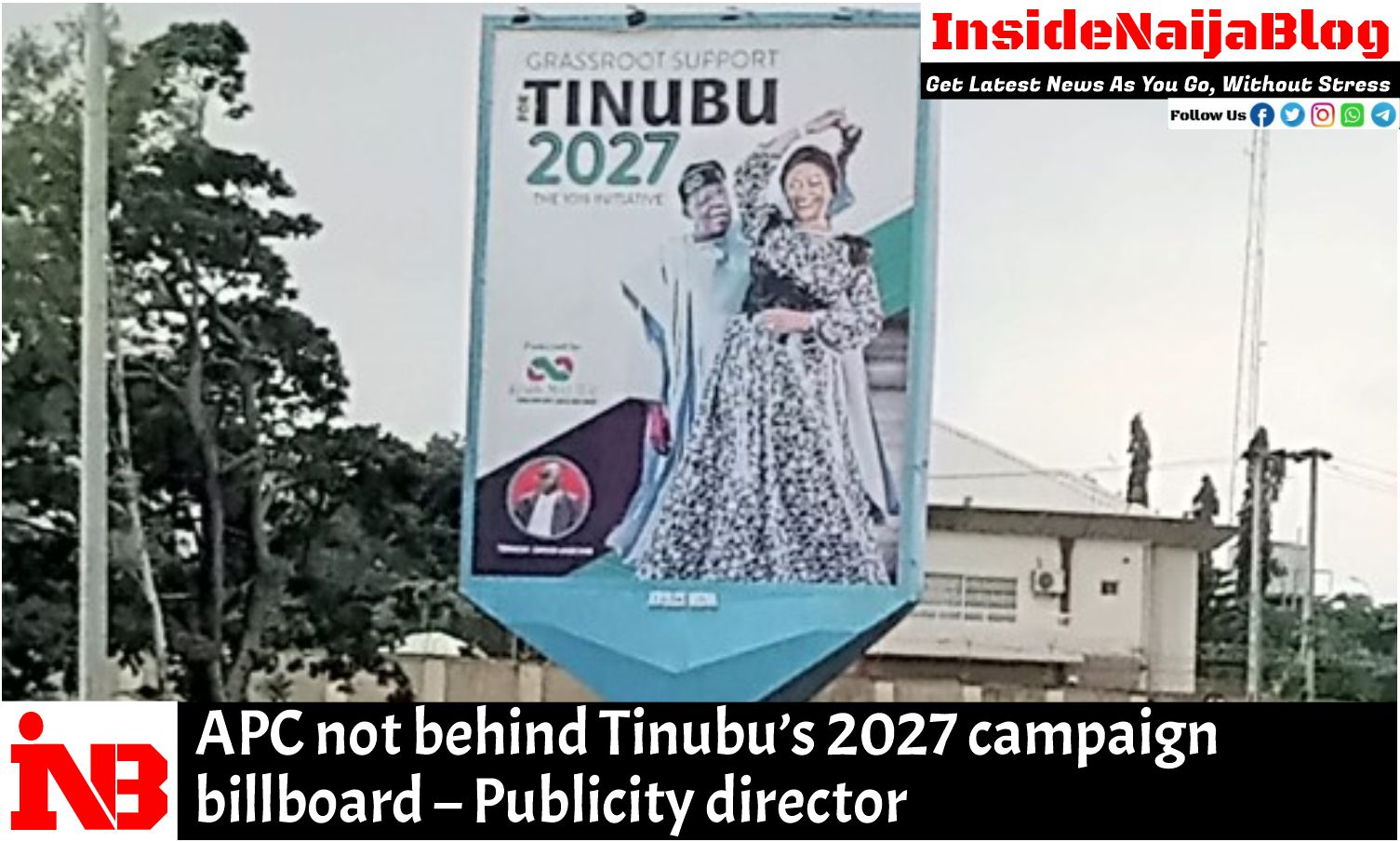 APC not behind Tinubu’s 2027 campaign billboard – Publicity director