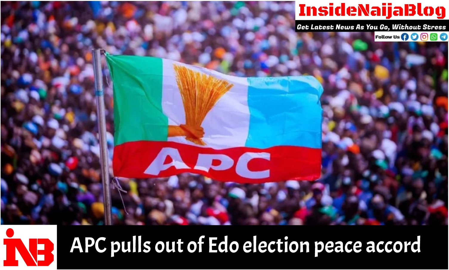 APC pulls out of Edo election peace accord