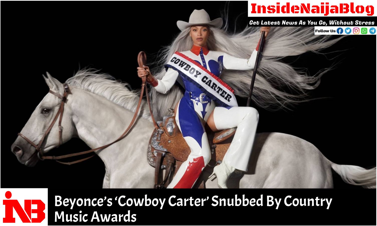 Beyonce’s ‘Cowboy Carter’ Snubbed By Country Music Awards
