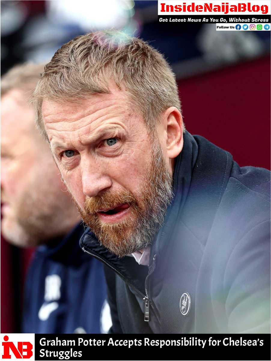 Graham Potter Accepts Responsibility for Chelsea’s Struggles