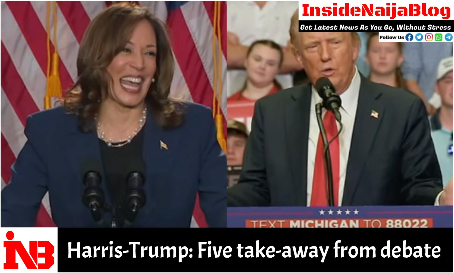 Harris-Trump: Five take-away from debate