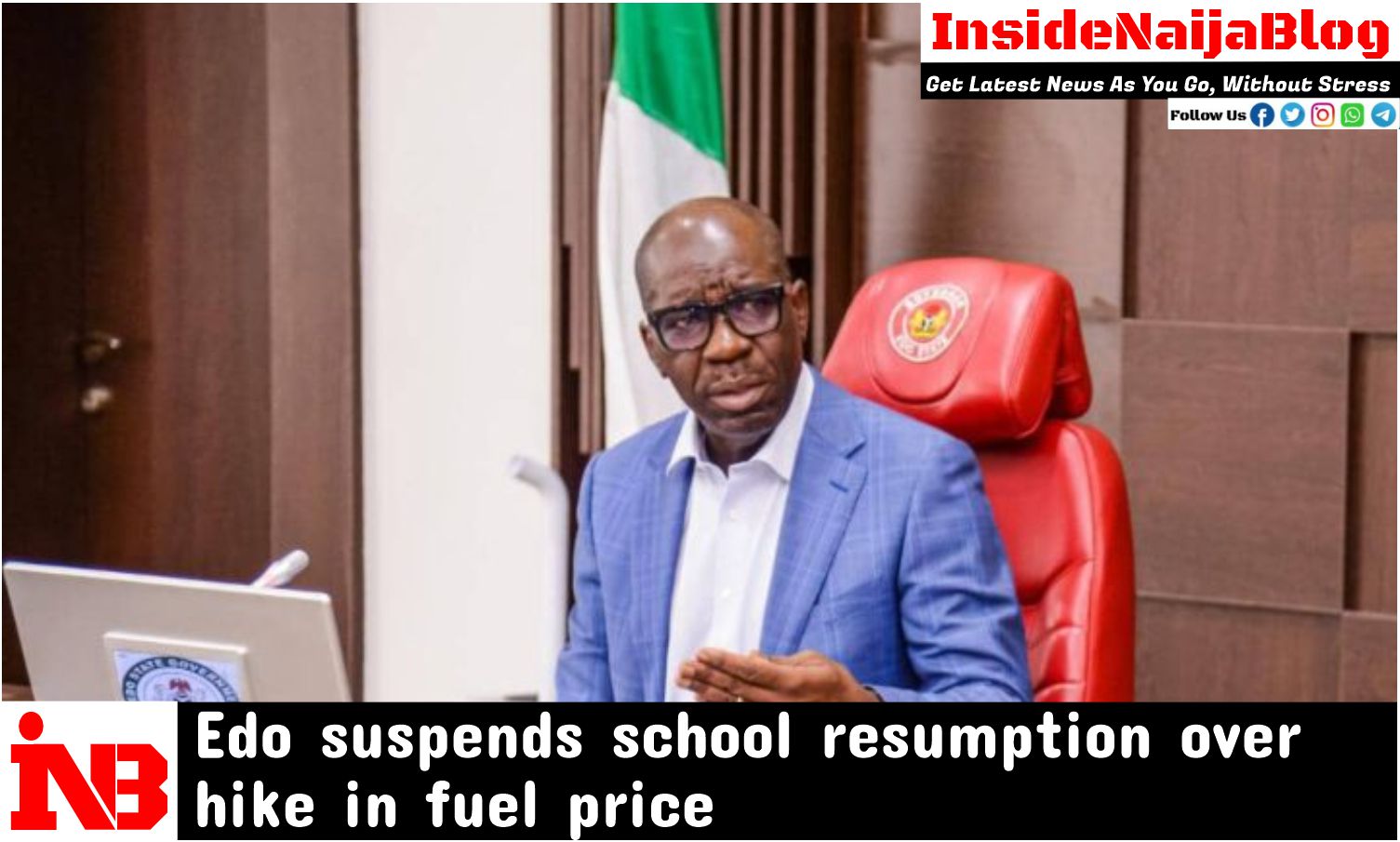 Edo suspends school resumption over hike in fuel price