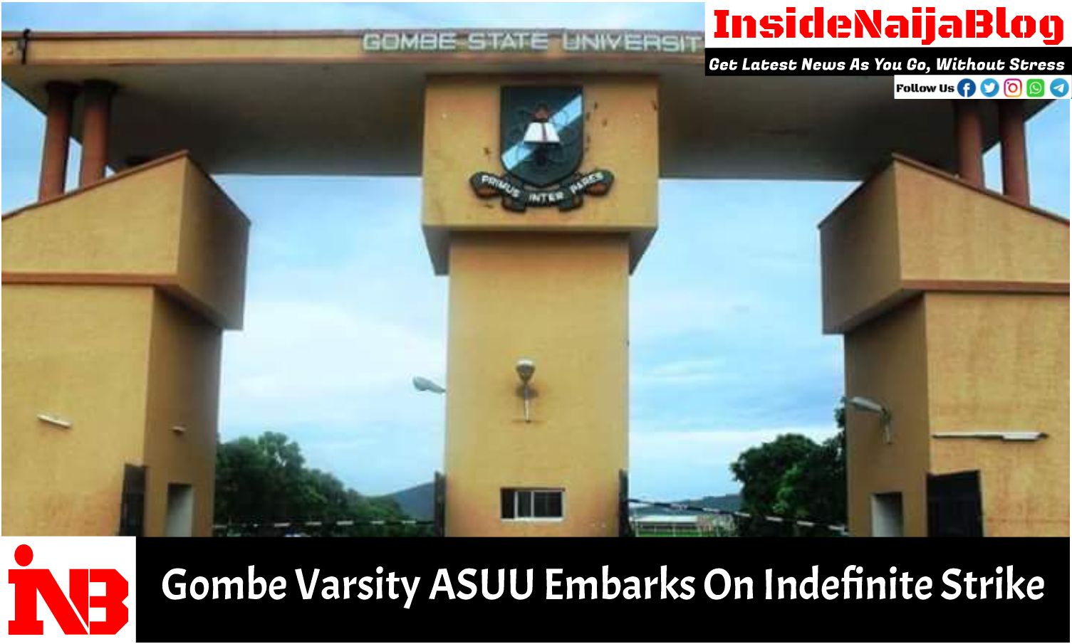Gombe Varsity ASUU Embarks On Indefinite Strike