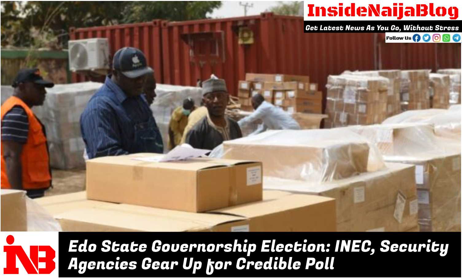 Edo State Governorship Election: INEC, Security Agencies Gear Up for Credible Poll