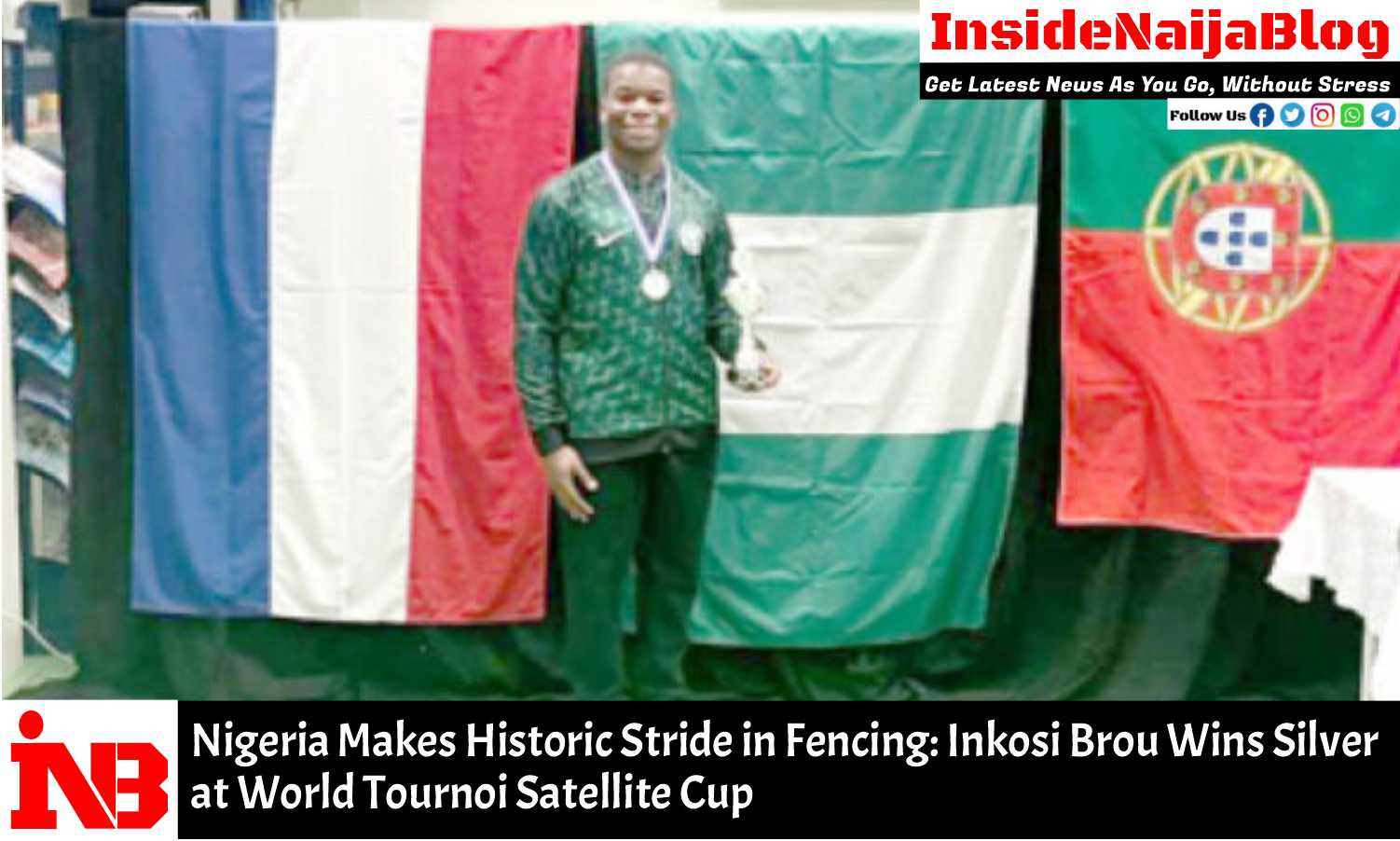 Nigeria Makes Historic Stride in Fencing: Inkosi Brou Wins Silver at World Tournoi Satellite Cup