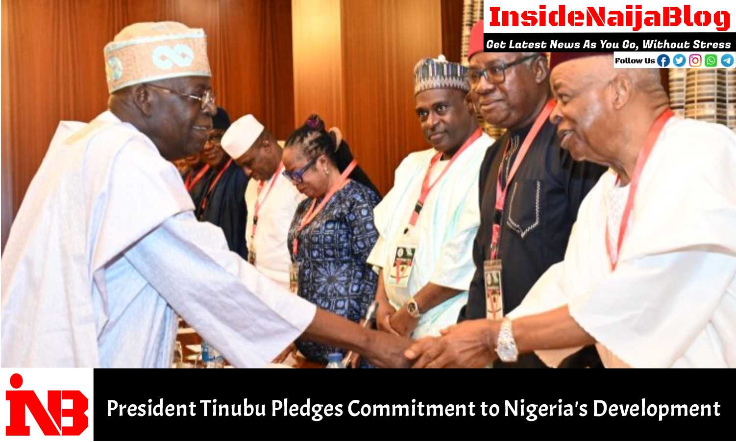 President Tinubu Pledges Commitment to Nigeria’s Development