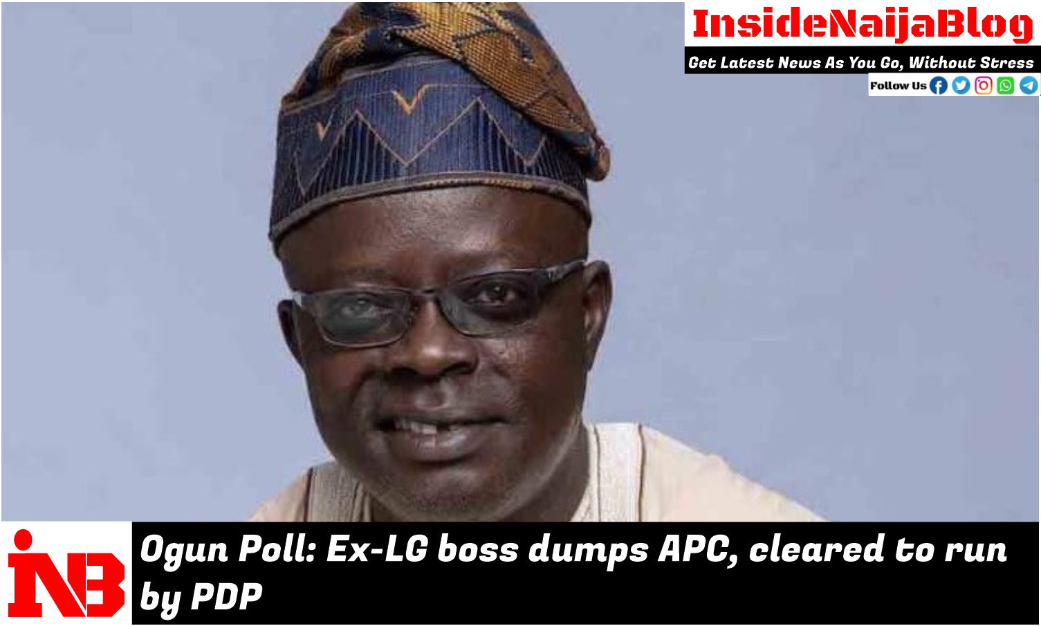 Ogun Poll: Ex-LG boss dumps APC, cleared to run by PDP