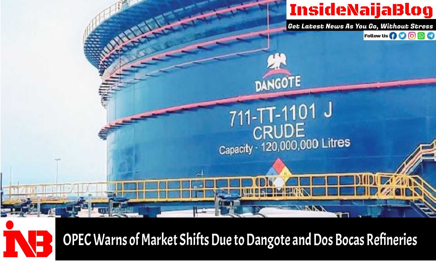 OPEC Warns of Market Shifts Due to Dangote and Dos Bocas Refineries