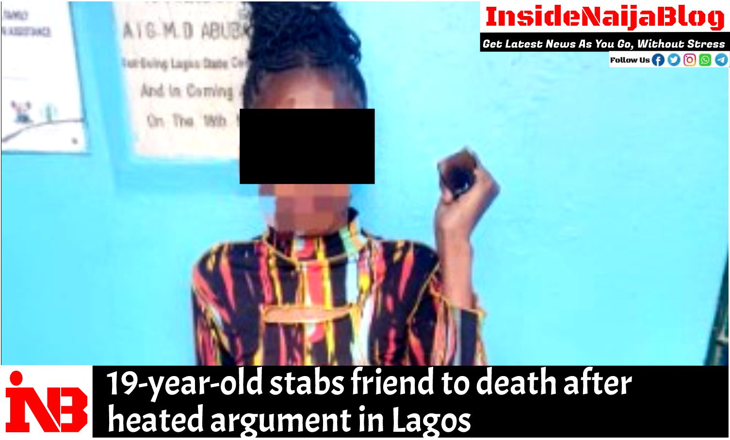 19-year-old stabs friend to death after heated argument in Lagos