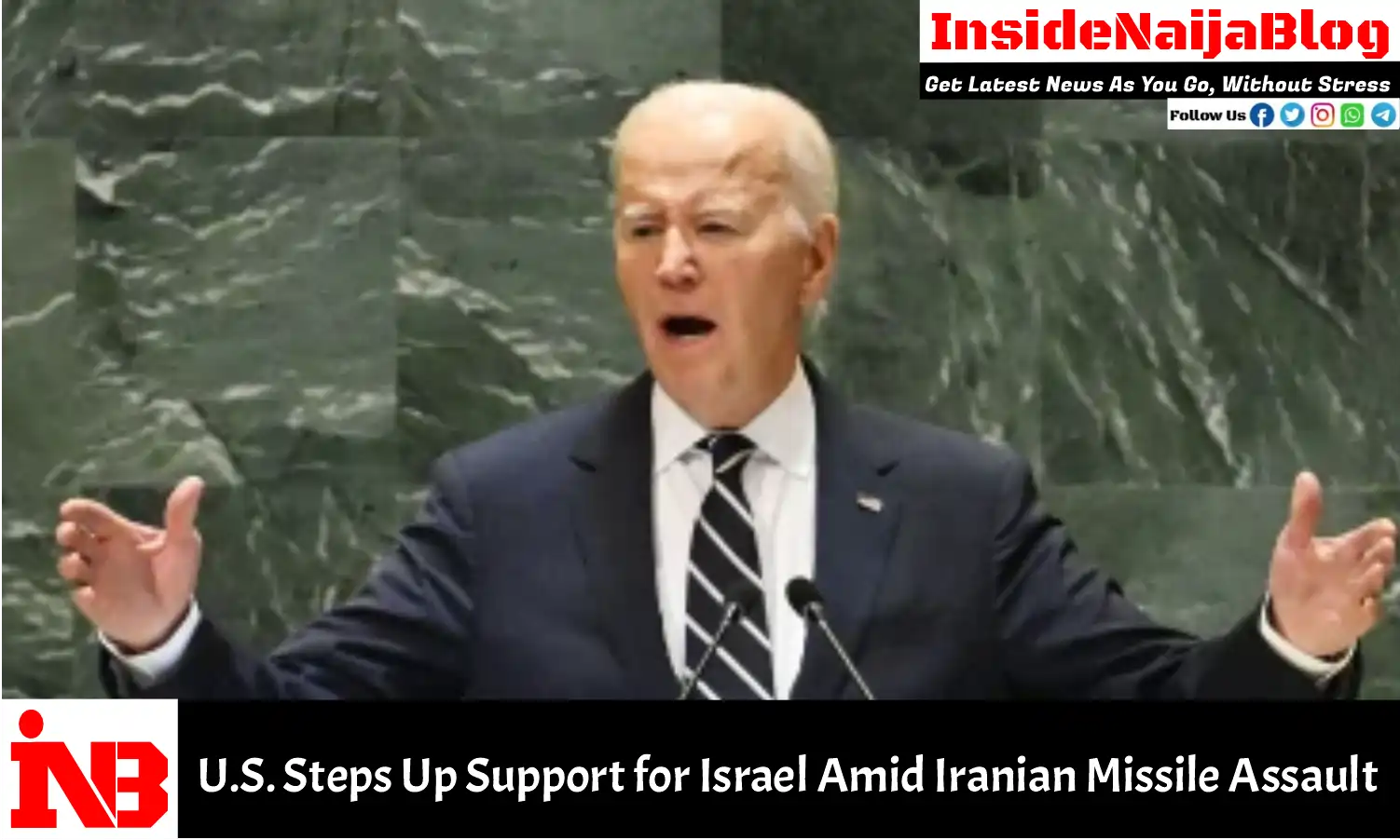 U.S. Steps Up Support for Israel Amid Iranian Missile Assault