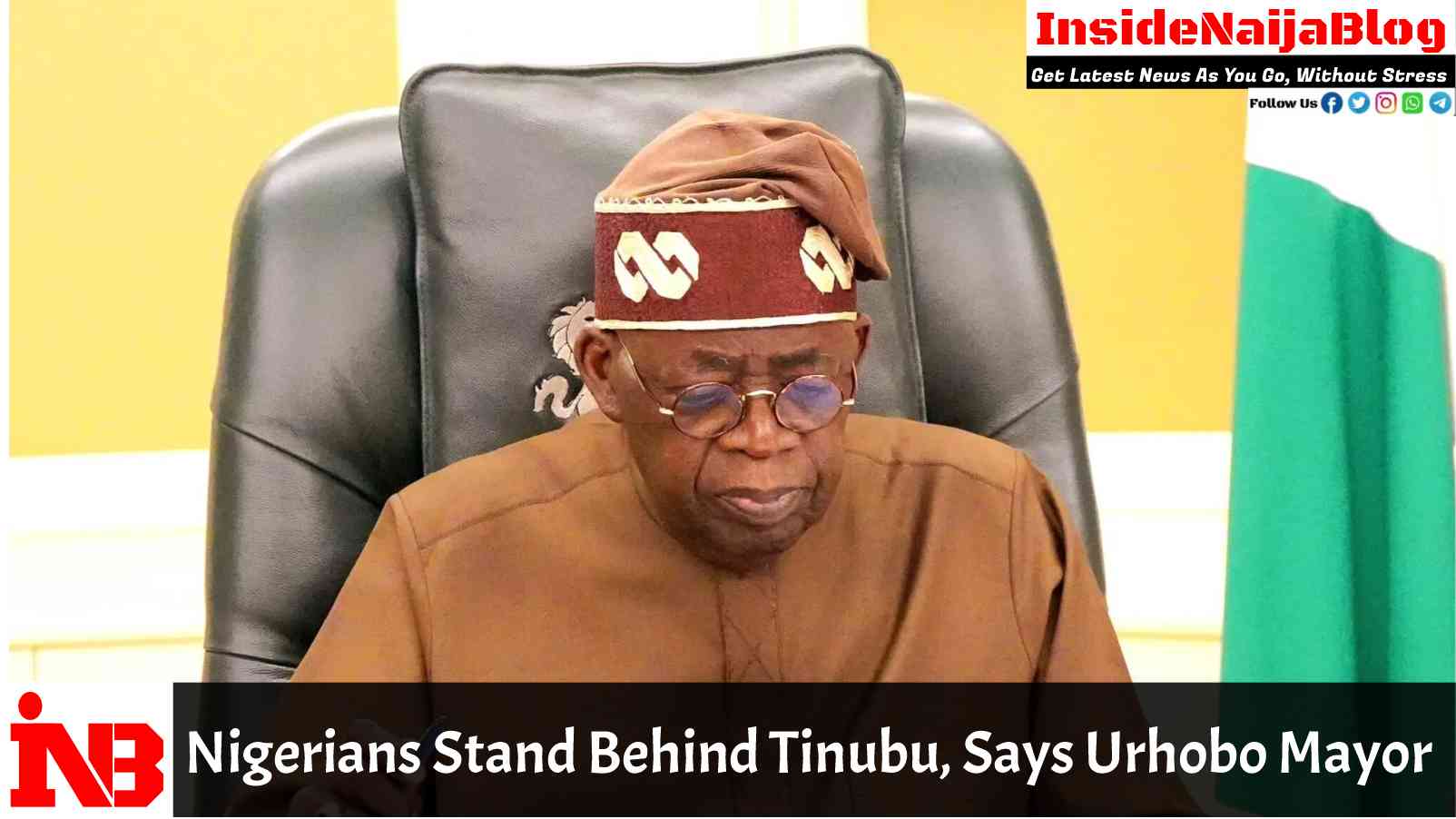 Nigerians Stand Behind Tinubu, Says Urhobo Mayor