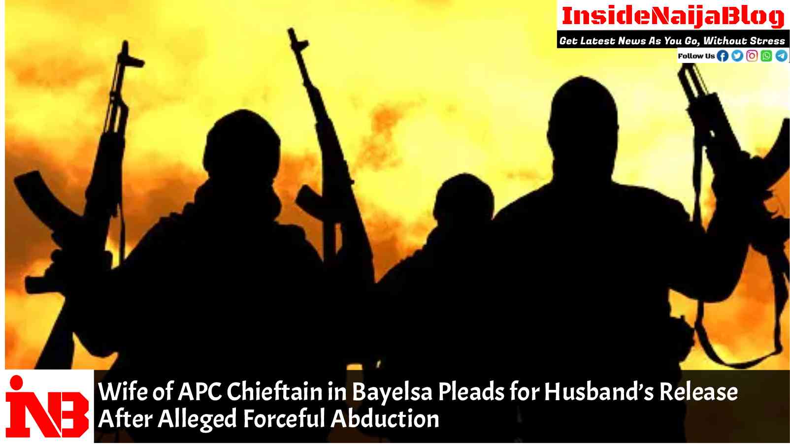 Wife of APC Chieftain in Bayelsa Pleads for Husband’s Release After Alleged Forceful Abduction