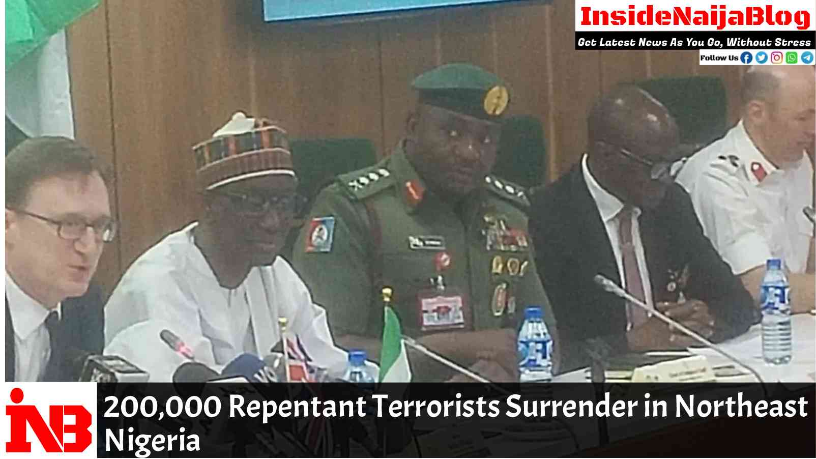 200,000 Repentant Terrorists Surrender in Northeast Nigeria