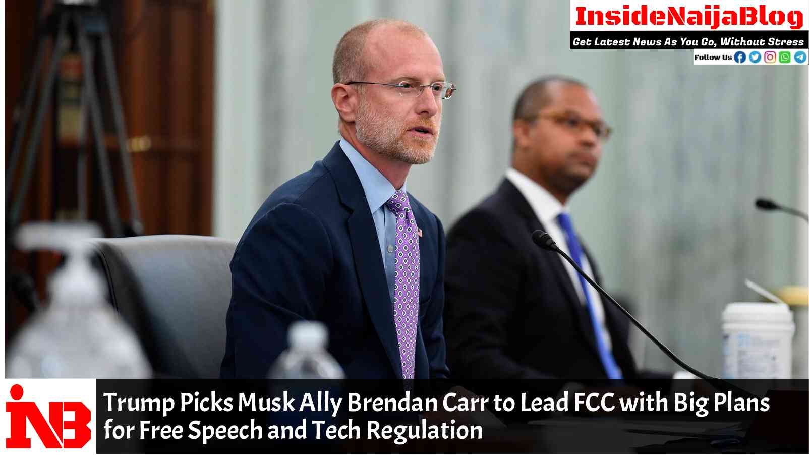 Trump Picks Musk Ally Brendan Carr to Lead FCC with Big Plans for Free Speech and Tech Regulation