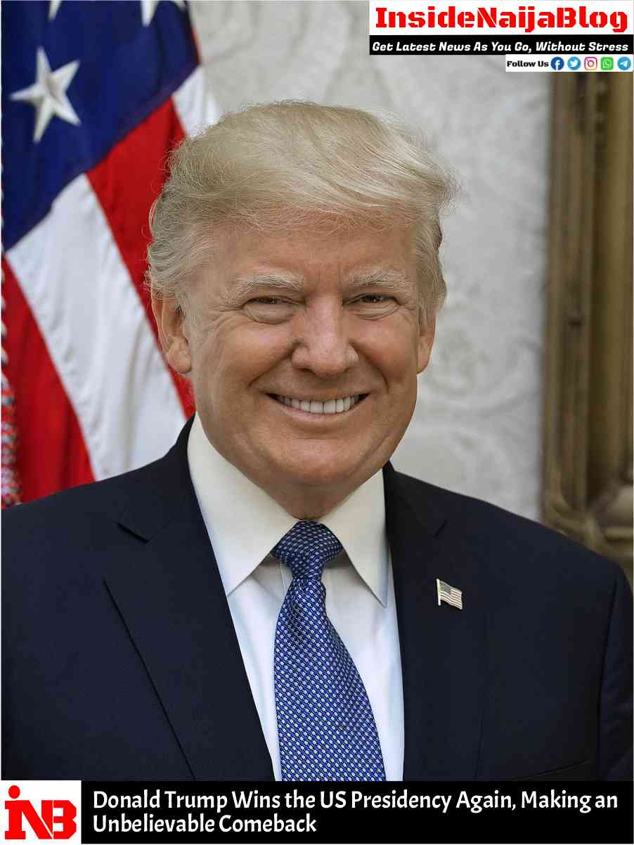 Donald Trump Wins the US Presidency Again, Making an Unbelievable Comeback