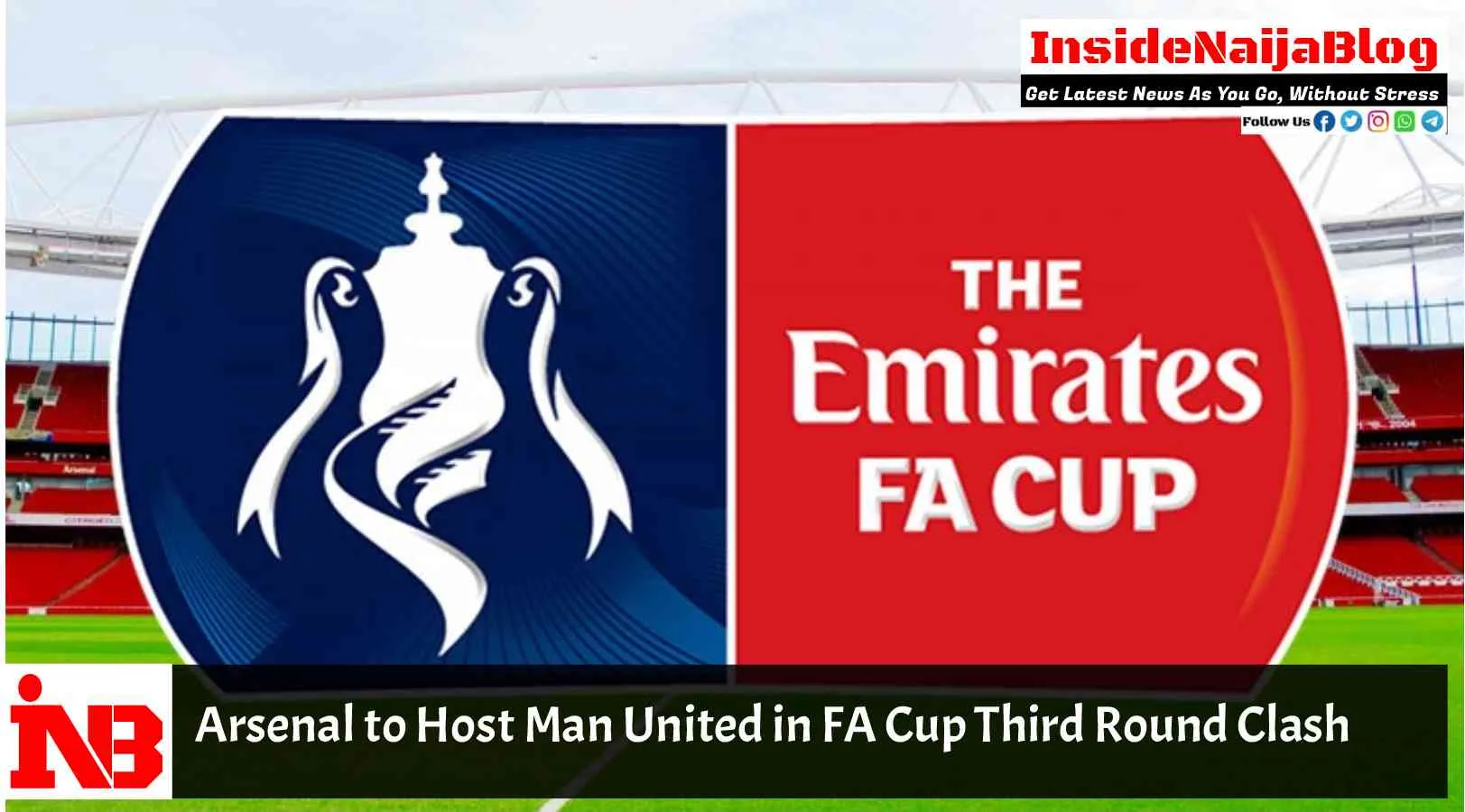 Arsenal to Host Man United in FA Cup Third Round Clash