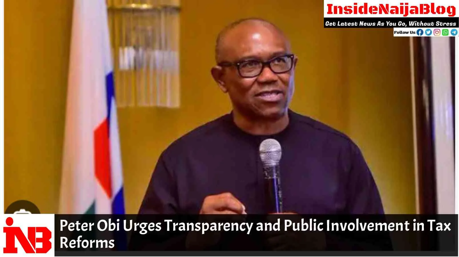 Peter Obi Urges Transparency and Public Involvement in Tax Reforms