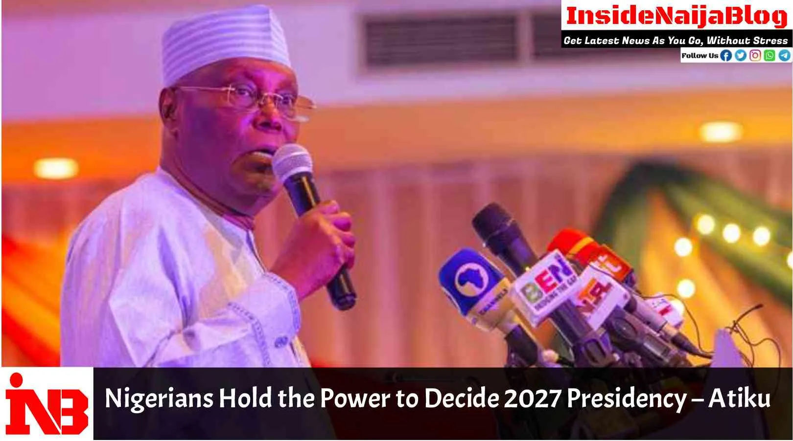 Nigerians Hold the Power to Decide 2027 Presidency – Atiku
