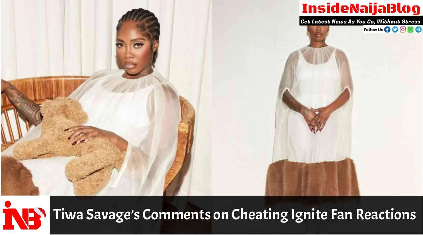 Tiwa Savage’s Comments on Cheating Ignite Fan Reactions