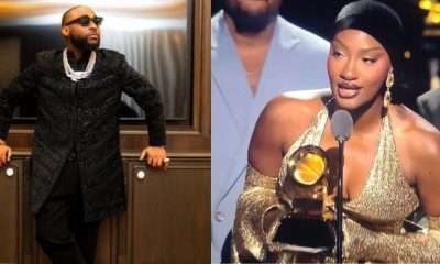 Davido Celebrates Tems as She Wins Second Grammy Award